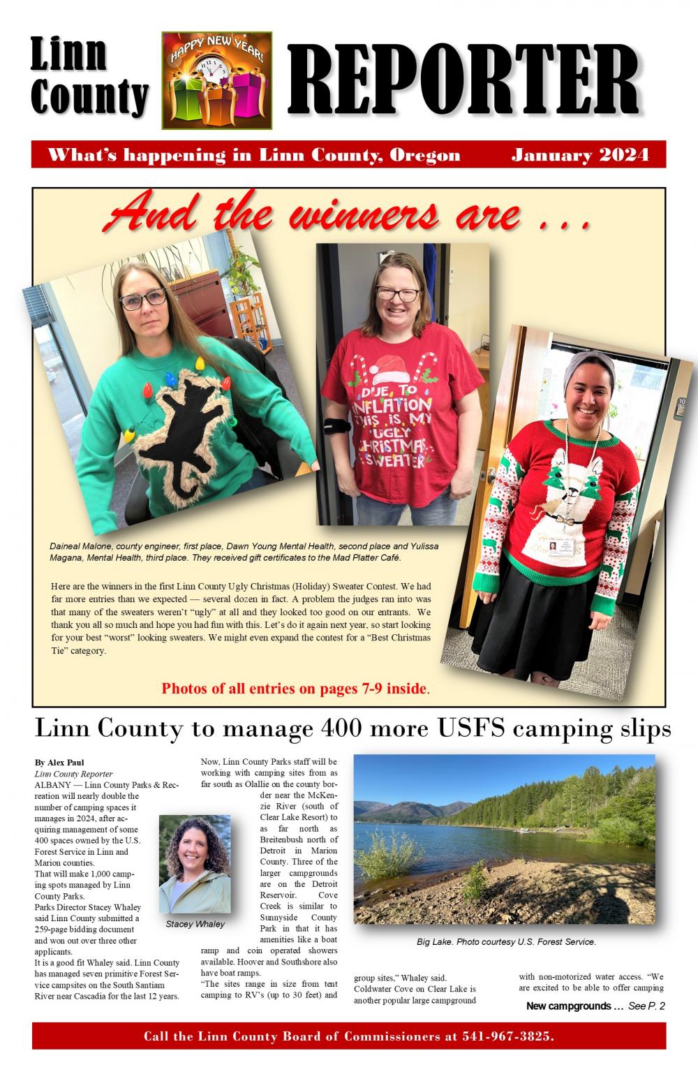 January 2024 Linn County Reporter Linn County Oregon   Newsletter P. 1 